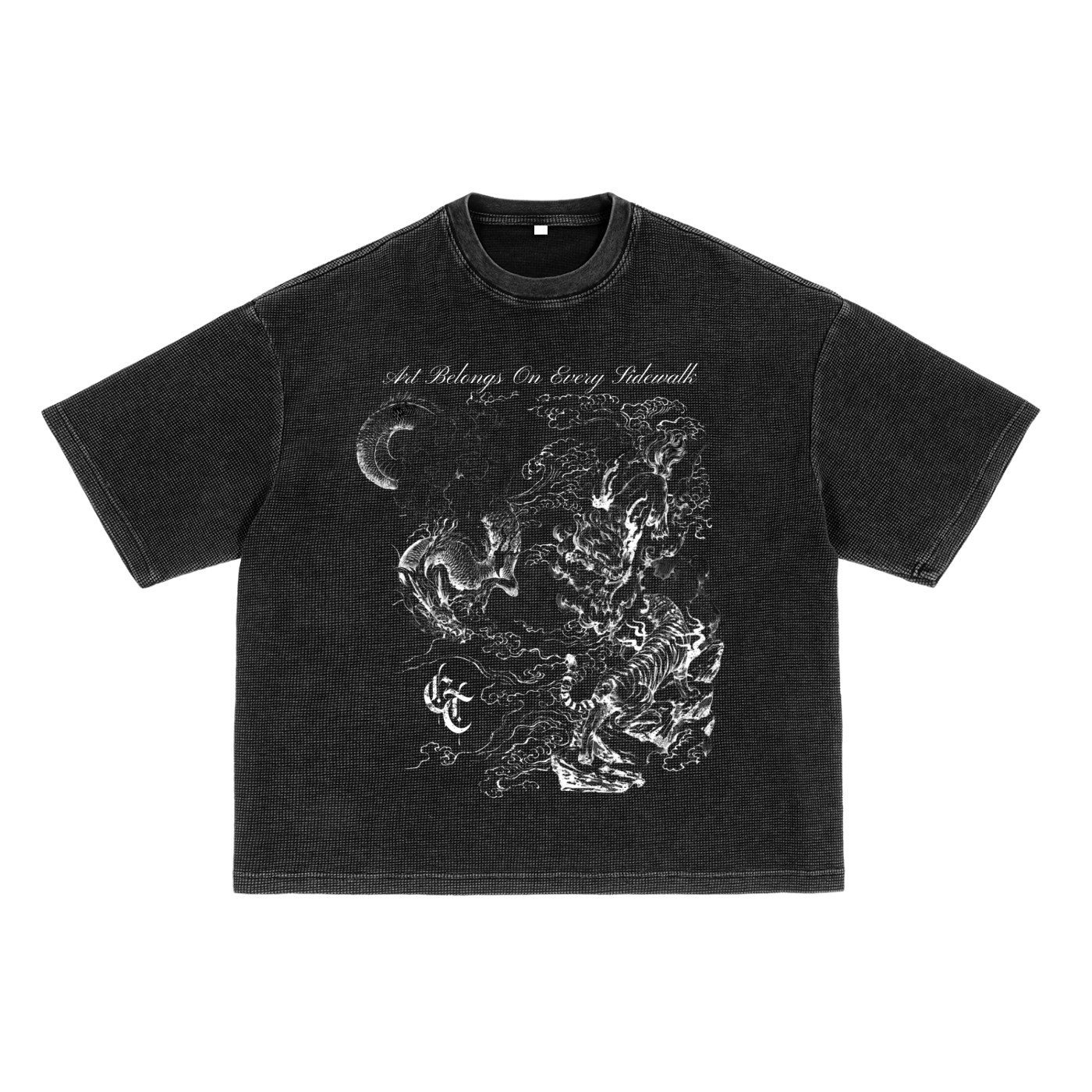 “RVLRY” Waffle-Knit Tee