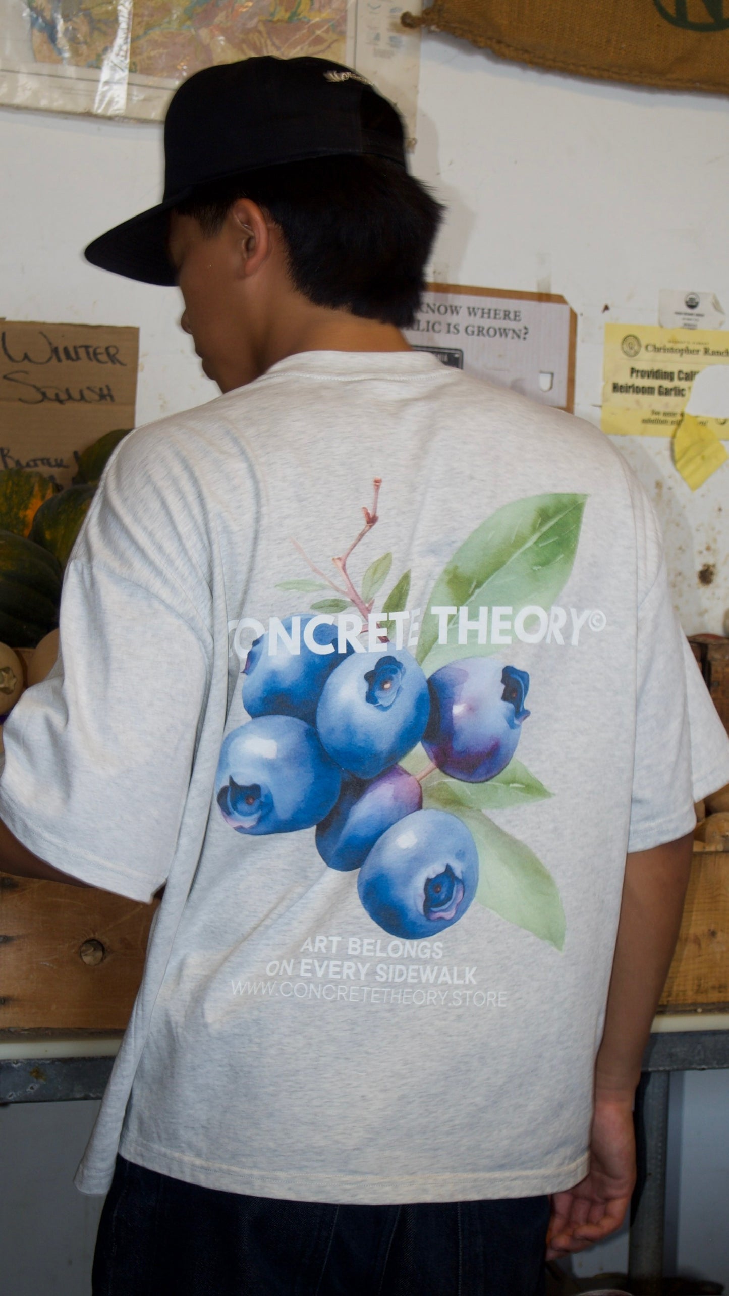 Blueberry Grey T-Shirt