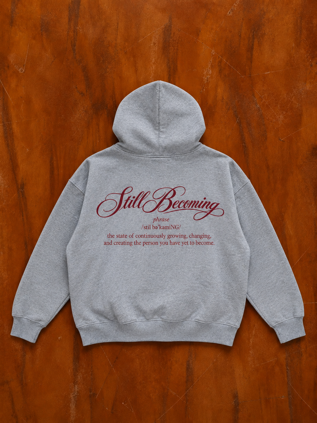 Light Grey "Still Becoming" Hoodie