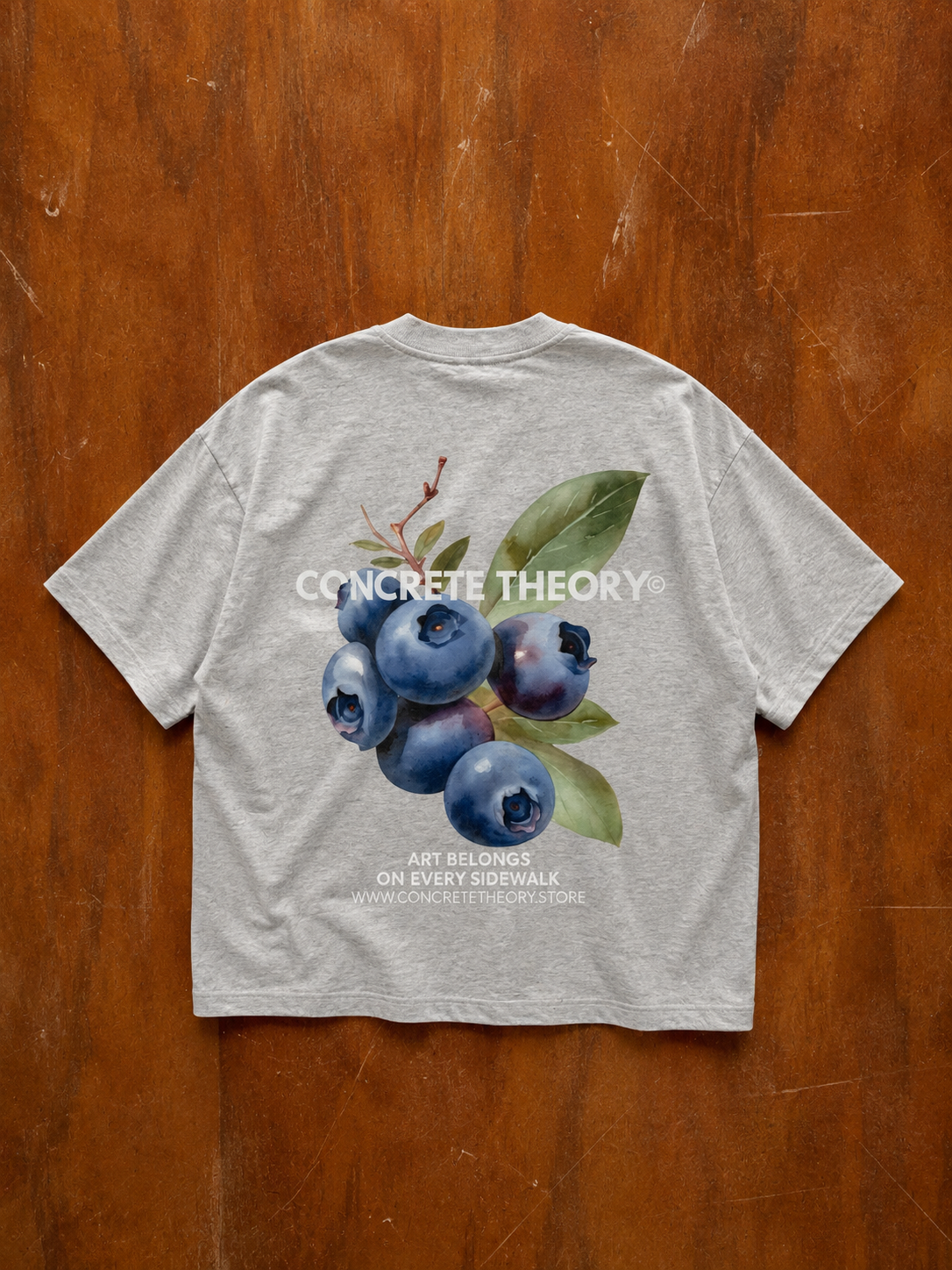 Boxy Blueberry Tee
